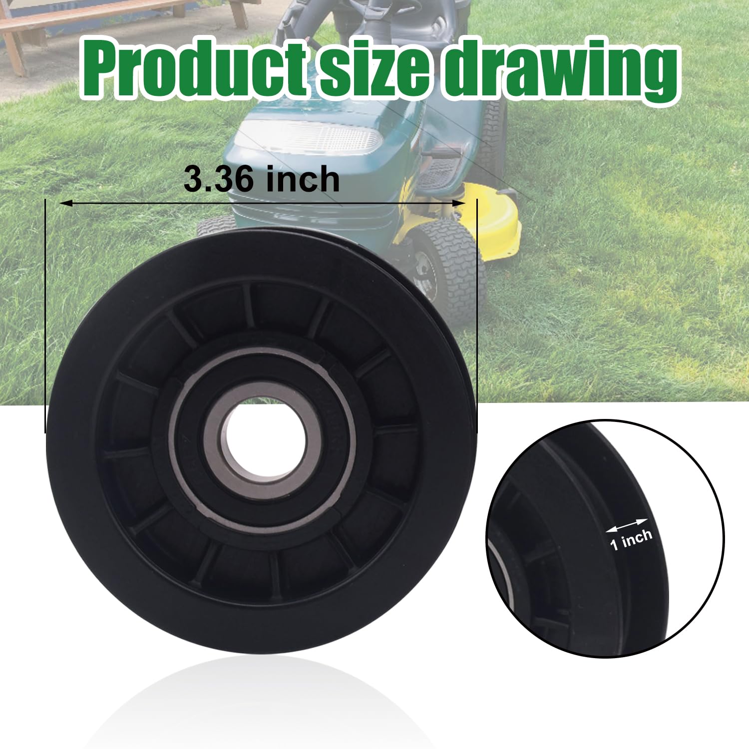 Amazon.com : 2 Pcs 690409 Idler Pulley Compatible with Murray 