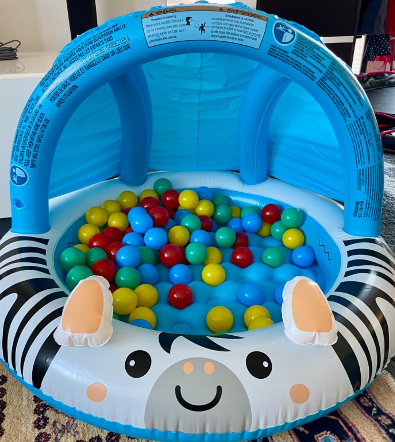 Φ38 x H26/Φ97cm x H66cm Safari Sun Shaded Baby Pool : Amazon.de: Spielzeug