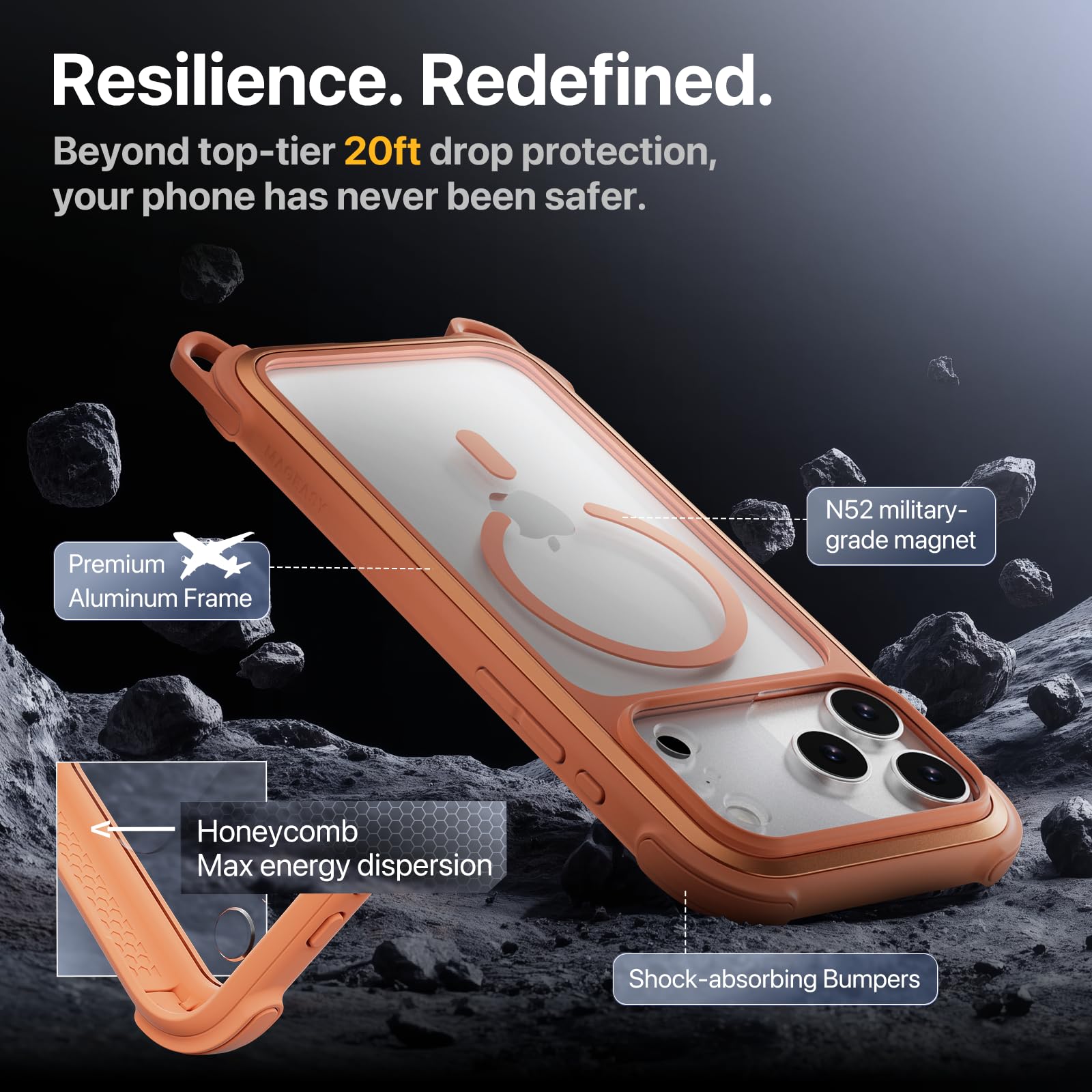 Amazon.com: MAGEASY Odyssey MagSafe Crossbody iPhone Case with