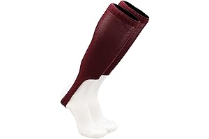 TCK Sports 9 Inch Maroon Stirrups Baseball Softball Socks
