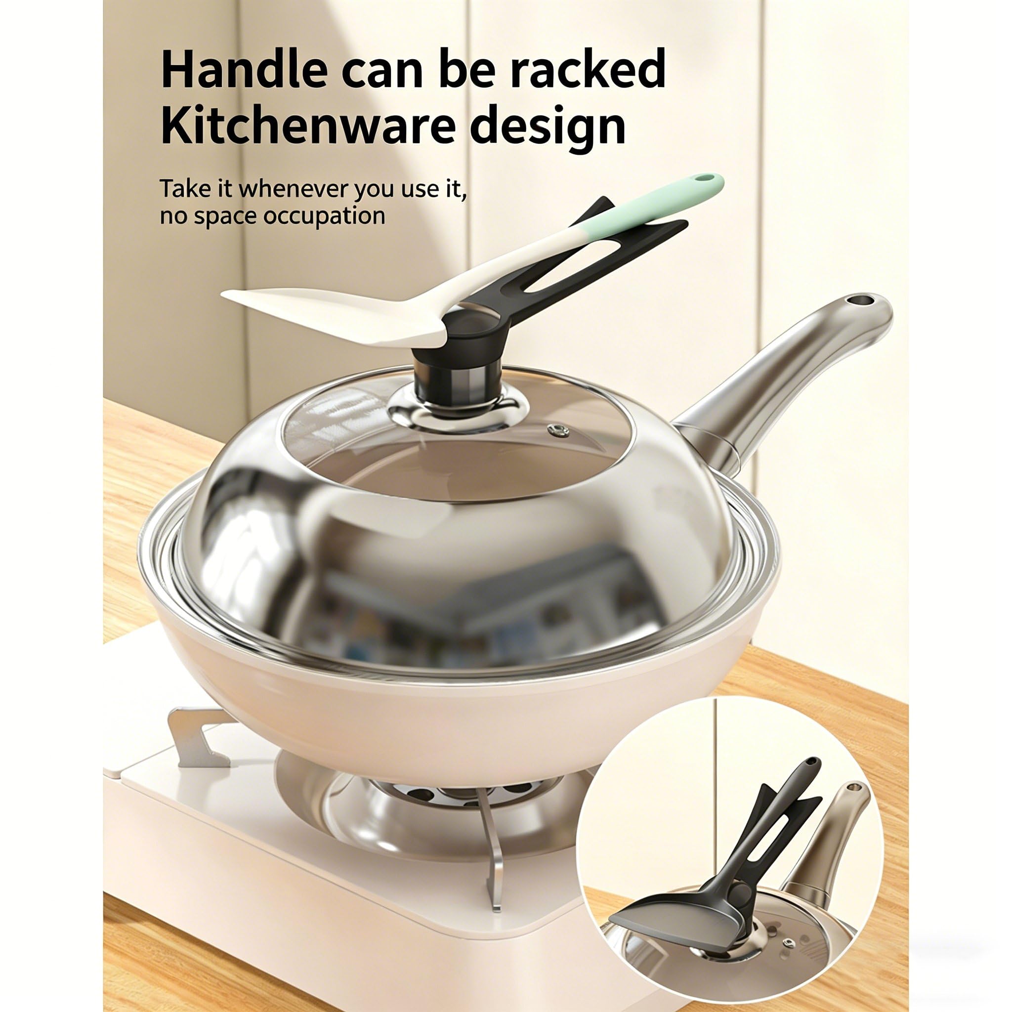 Universal-Topf- und Pfannendeckel passend für Kochgeschirr von 28 cm bis 42 cm, mit Standgriff aus gehärtetem Glas und Edelstahl – Deckel für Kochtöpfe, Kochtopf, Bratpfanne und Pfannen 30cm