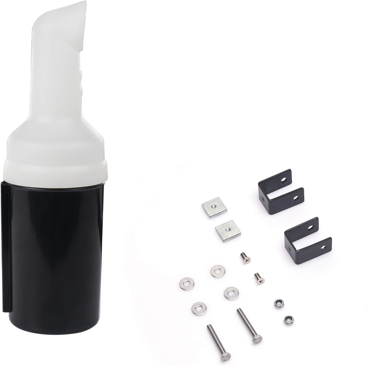NOKINS Golf Cart No Drilling Sand Bottle for EZGO Club Car Yamaha, Divot Filler Sand Bottle Assembly with Rattle Proof Holder for Golf Carts