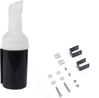NOKINS Golf Cart No Drilling Sand Bottle for EZGO Club Car Yamaha, Divot Filler Sand Bottle Assembly with Rattle Proof Holder for Golf Carts