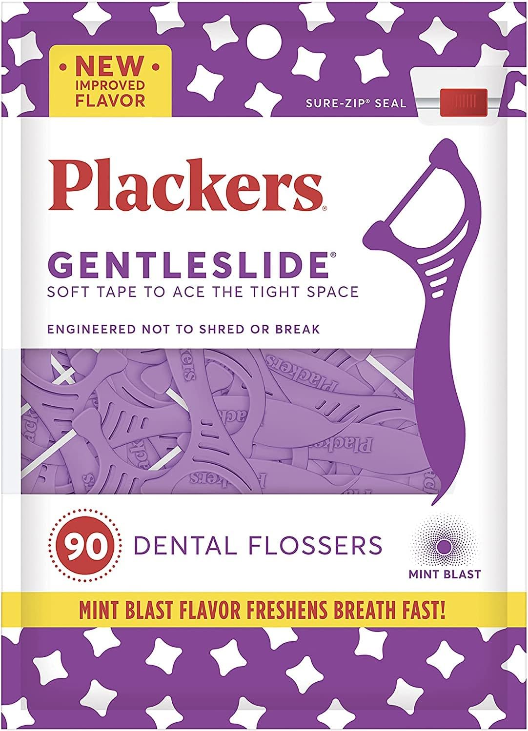 Gentleslide Flosser, 90 Count