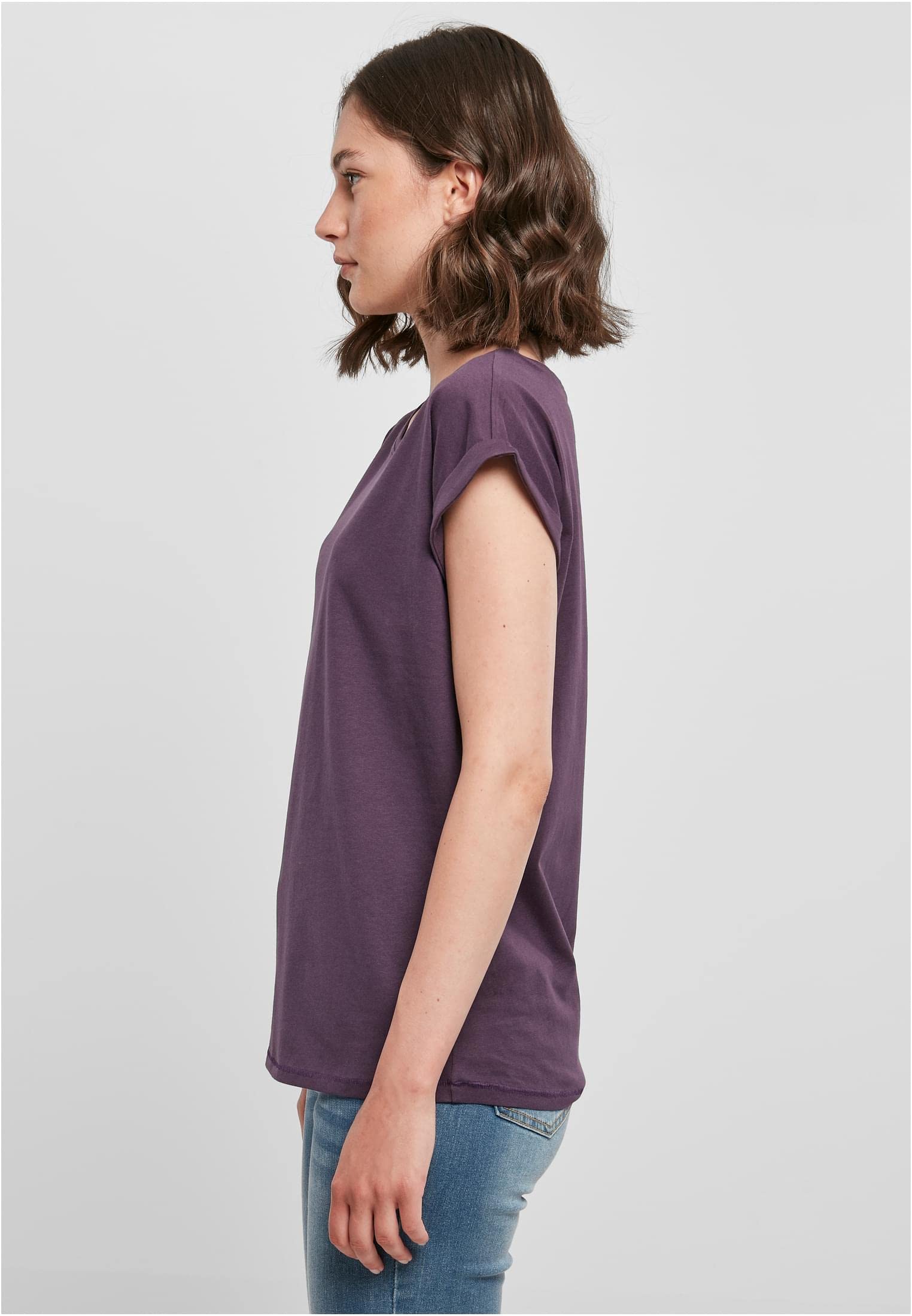 COOZO Donne Maglietta con Spalle Estese