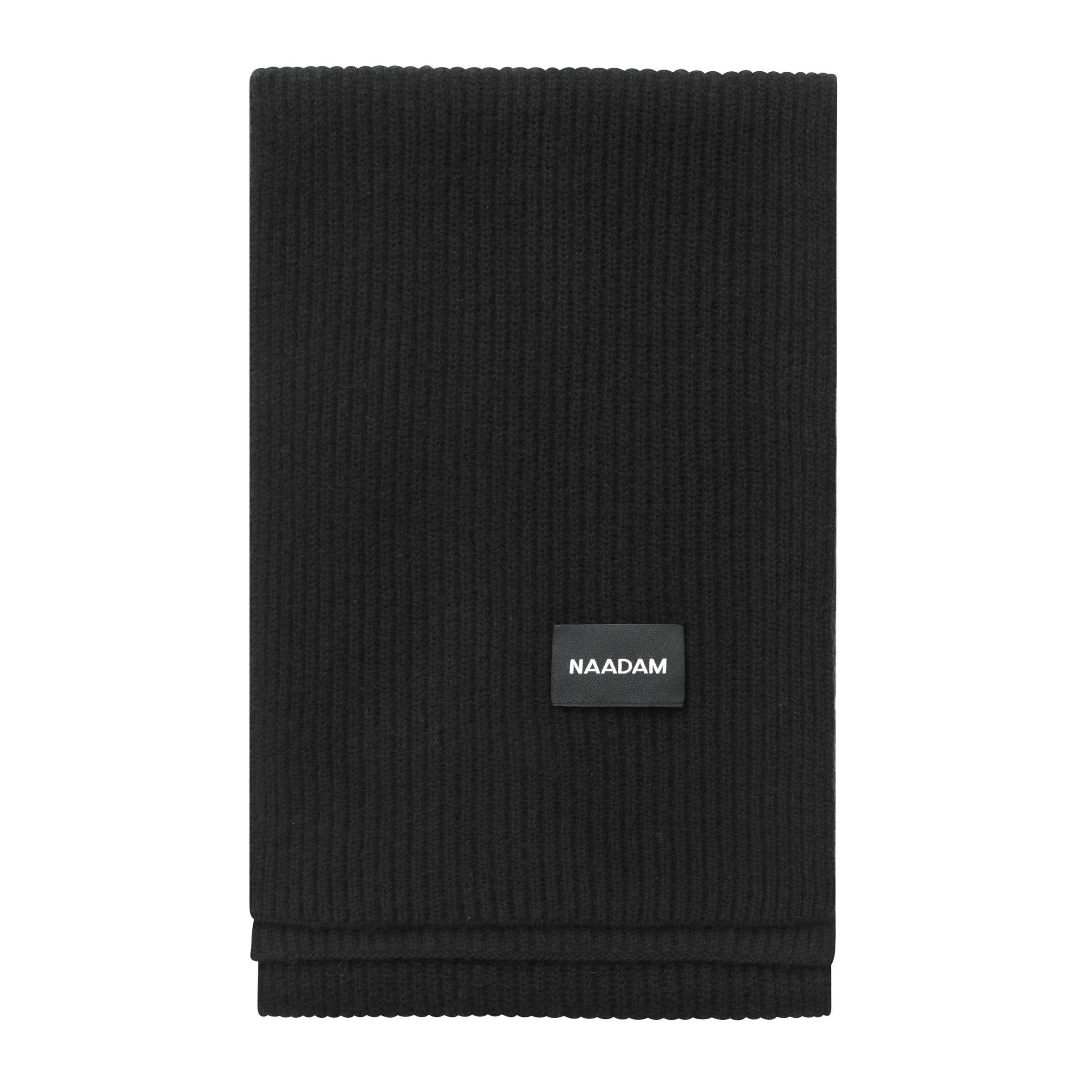 NAADAM Signature Cashmere Ribbed Scarf
