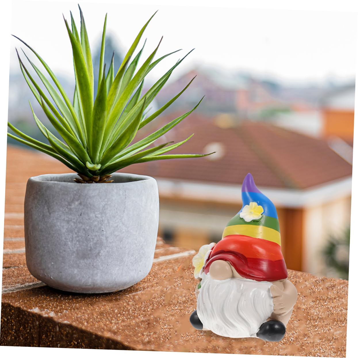 TOYANDONA 5 Sätze Gartenzwerge Lustige Deko Figuren Für Garten Und Wetterfeste GNOME Mit Niedlichem Design Als Für Gartenliebhaber Wohnaccessoire 2 Stück * 5