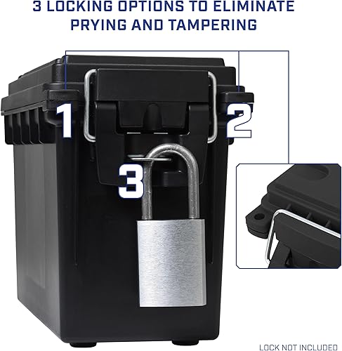 Miniatura 5 de Sheffield - Caja de almacenaje 12634 color blanco ártico Negro