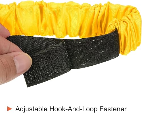 Miniatura 3 de PATIKIL Juego de bandas de carreras de 3 patas, paquete de 3 cintas elásticas para fiestas de cumpleaños al aire libre, juego de relevo de carnaval