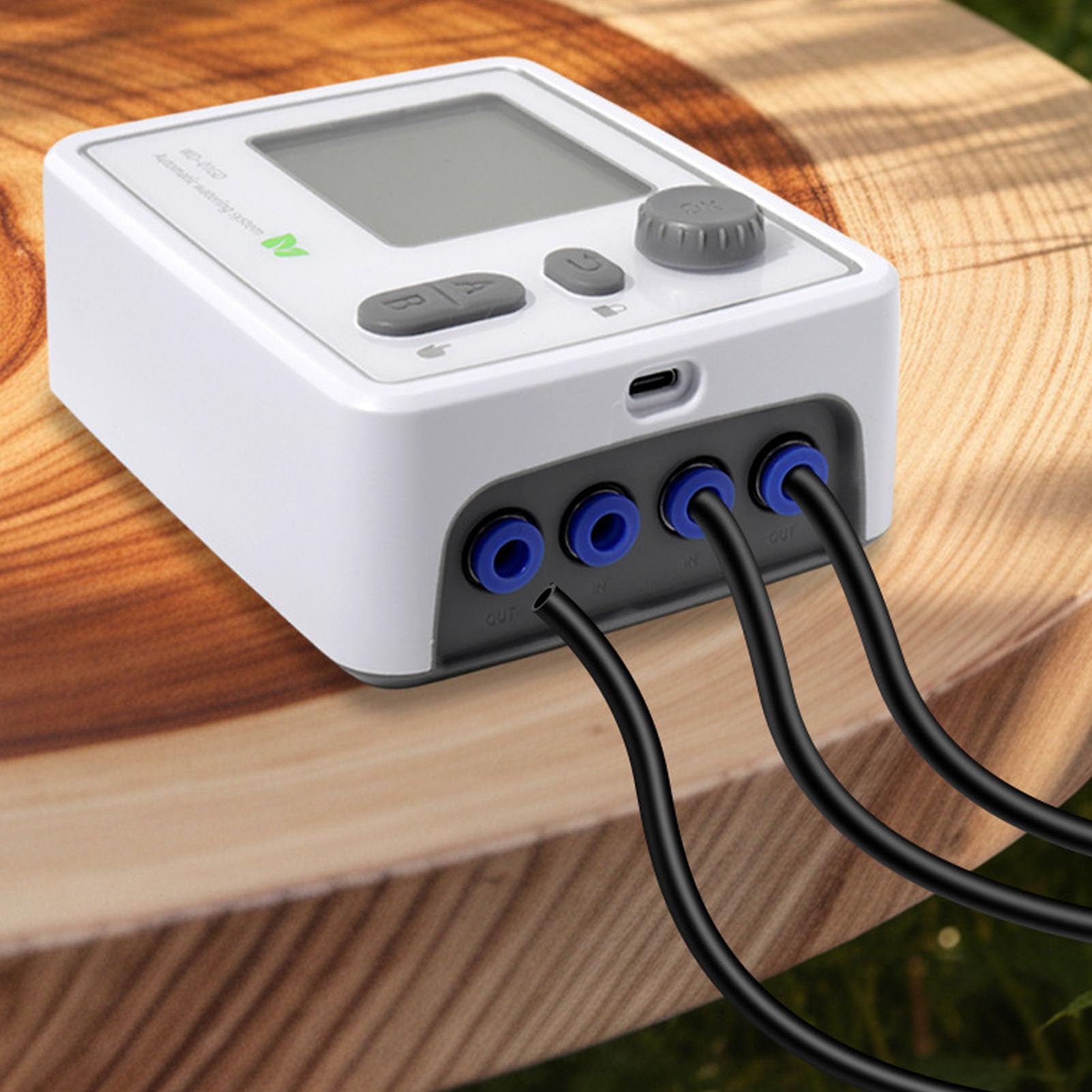 GLOGLOW Kit di Irrigazione a Goccia Solare, Kit di Irrigazione a Goccia di a con 2 Pompe per 20 Vasi, di Intelligente da 3600 MAh per Piante da Balcone Giardino Patio