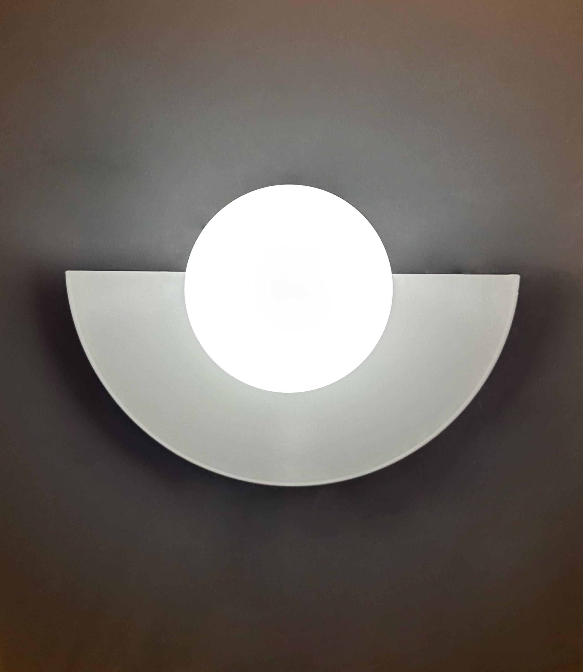 Bamyum Indoor Wall Lamp - Grey Metal, Decoration for Living Room, Bathroom, Bedroom — image 1