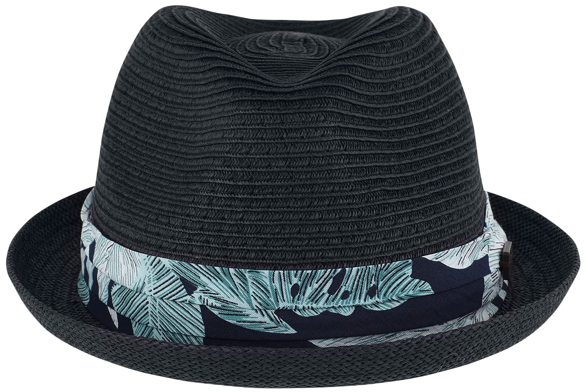 CHILLOUTS Cappello di Paglia Chicago Player da Sole Cappelli Spiaggia