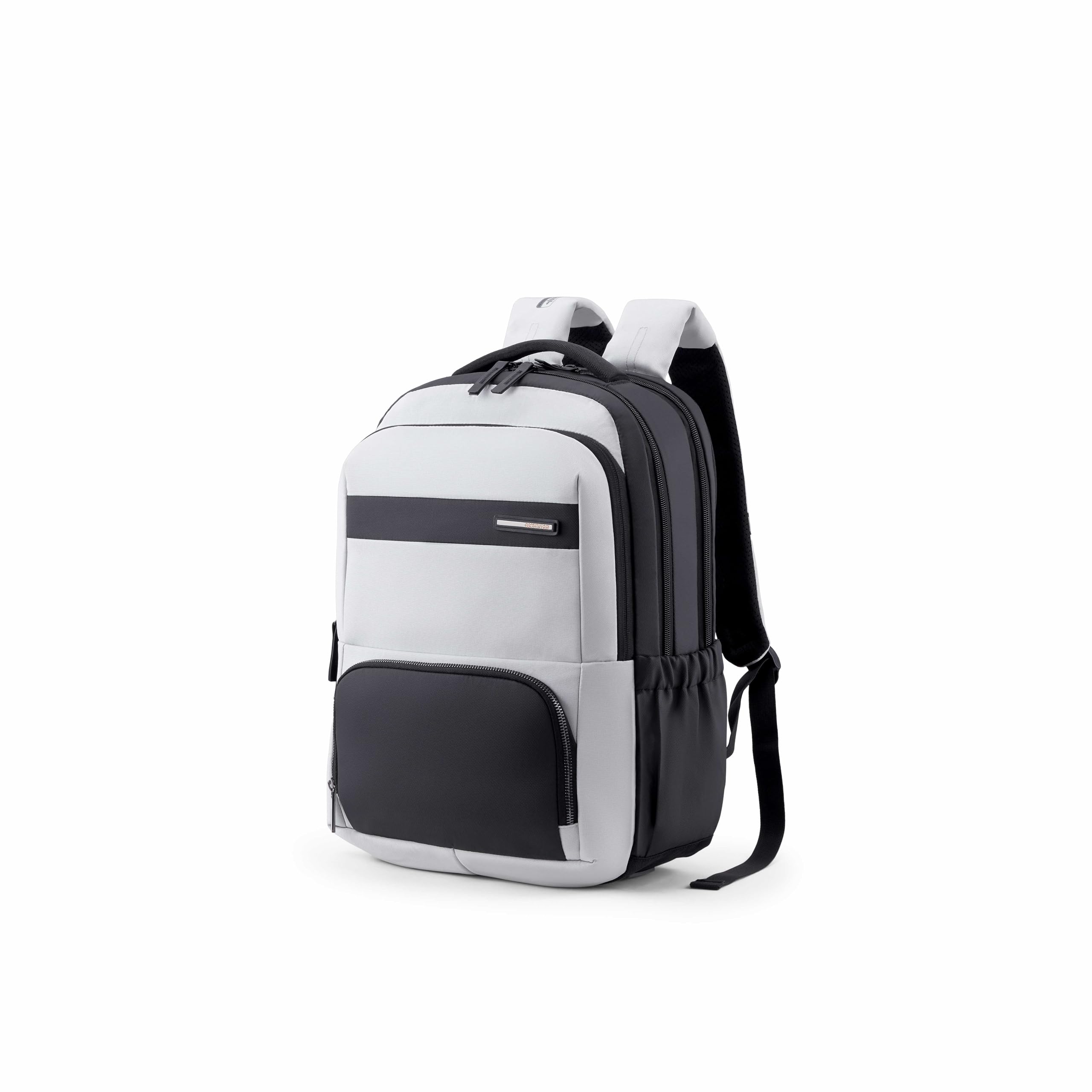 american tourister Verve 17" Laptop Backpack | USB Charging Port | Smart Trolley Sleeve | Hidden Pocket | Tractum Suspension Straps | Office Bag for Men and Women | Cool White | 1 Year Global Warranty-picture-37