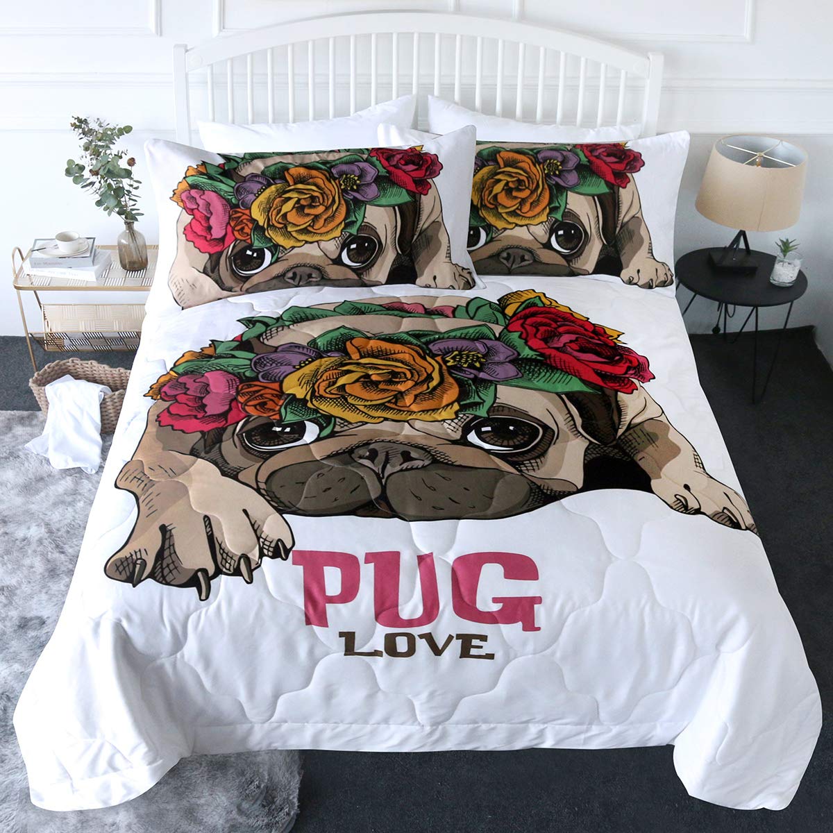 pug comforter set