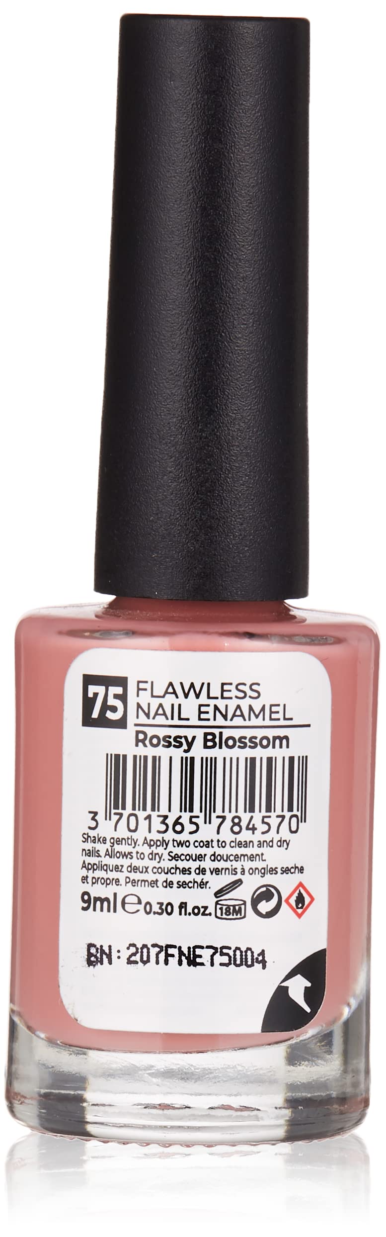 Note Nail Flawless Oje 75 Rossy Blossom, Pembe (2 paketi)