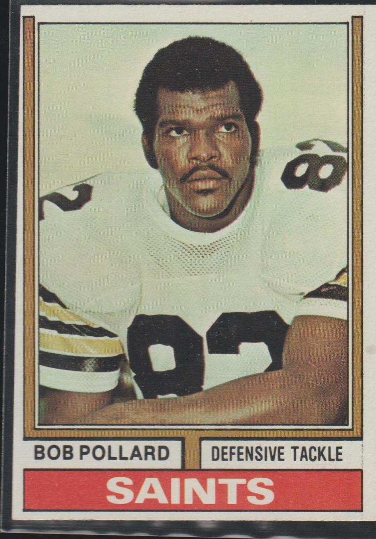 Amazon.com: 1974 Topps Bob Pollard Saints Football Card #442