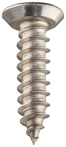 Miniatura 2 de Small Parts 1012ABPU188 - Tornillo de chapa de acero inoxidable 18-8, acabado liso, cabeza plana de 82 grados, Phillips Drive, tipo AB, tamaño de