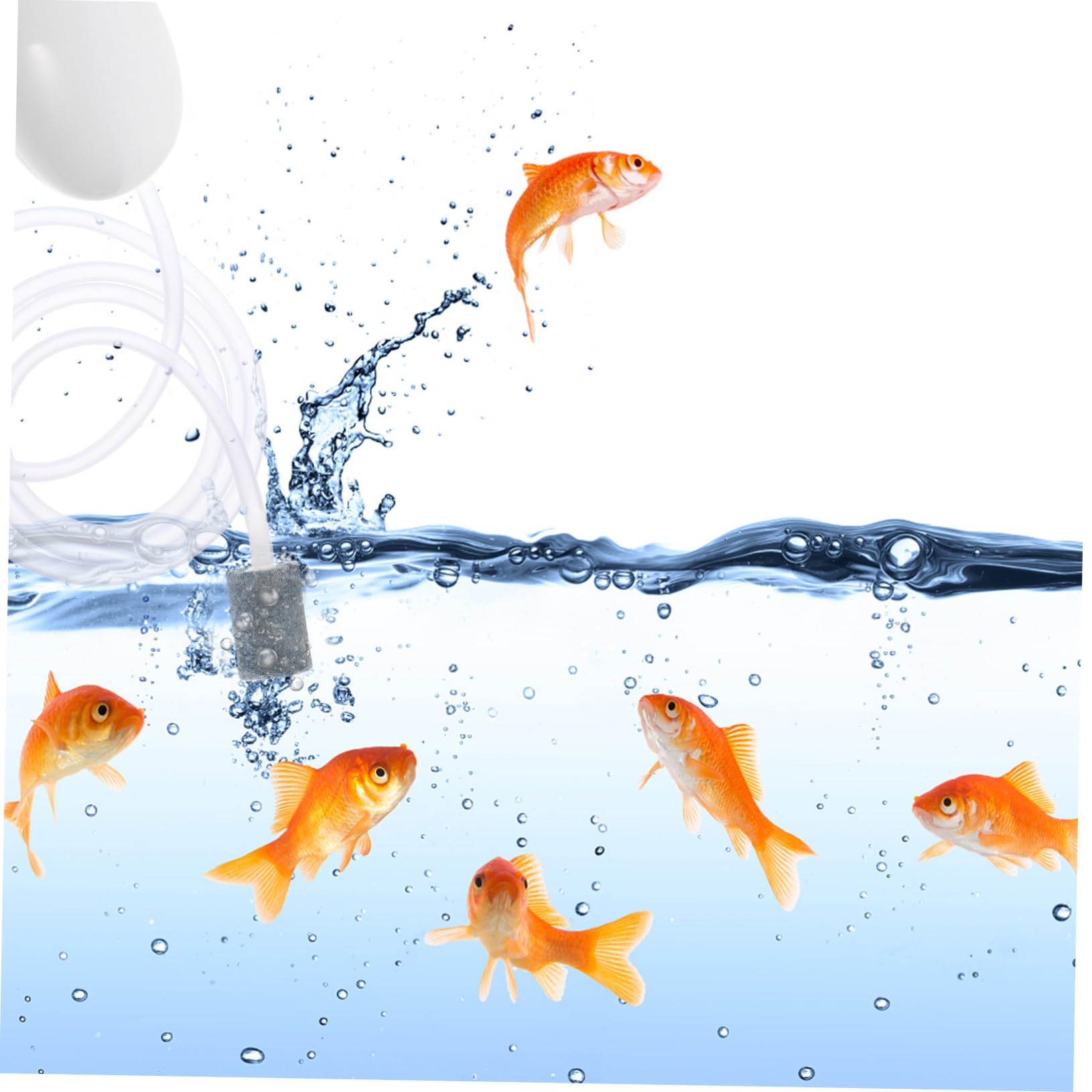 BESPORTBLE USB Sauerstoffpumpe Aquariumpumpe USB Belüfterpumpe Tragbare Aquarium Luftbelüfterpumpe Aquarium Sauerstoffpumpe Mini Aquarium Luftpumpe Gaspumpe Bewegung Aus