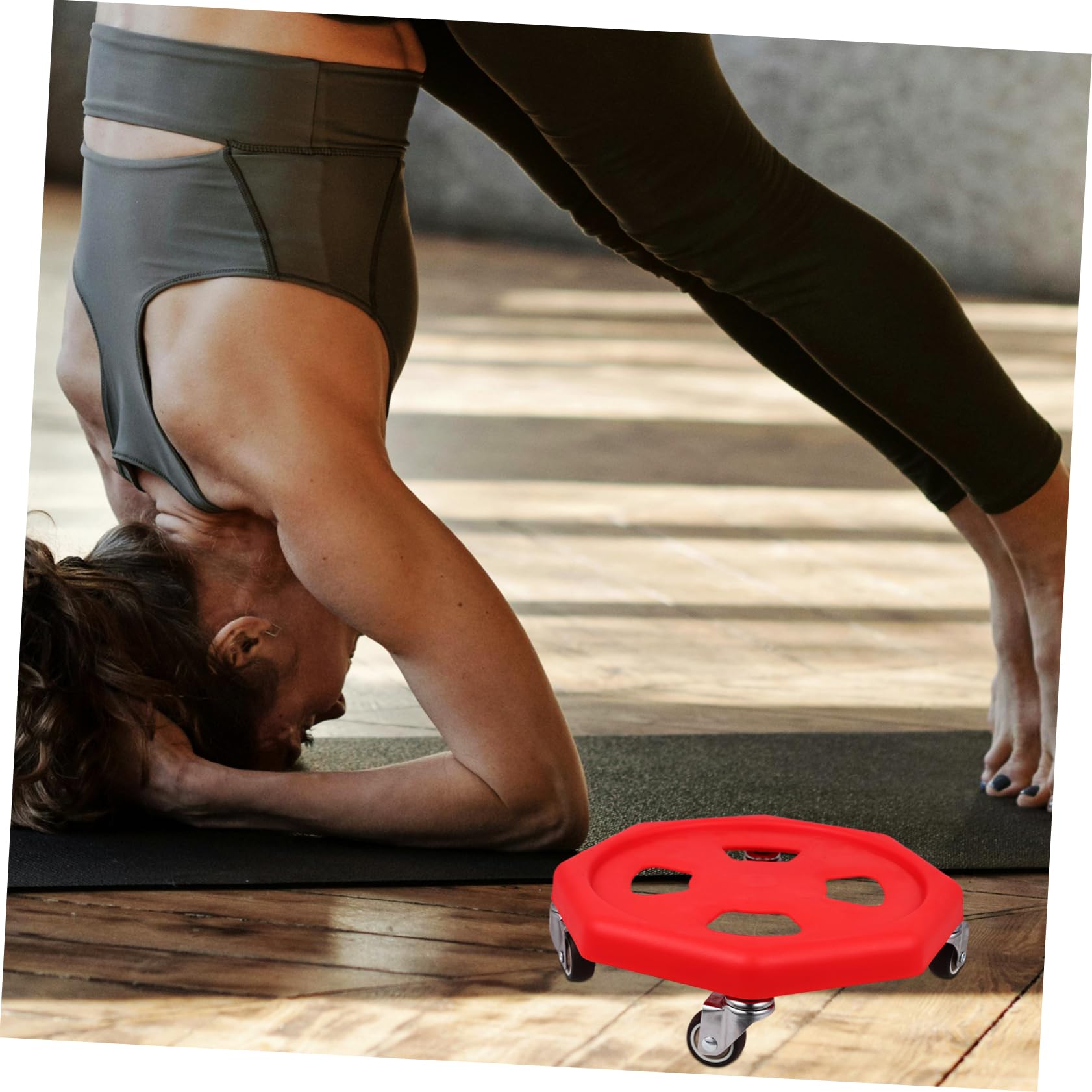 Gatuida Discos Deslizantes de Entrenamiento Abdominal, Equipo de Fitness Silencioso y Portátil, con Rodillera y Almohadilla para Gimnasio en Casa, PP