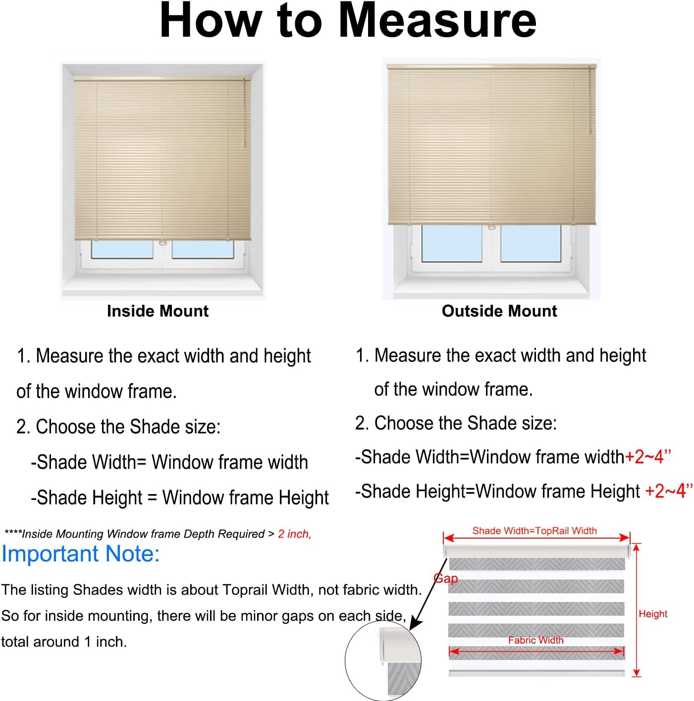 Cordless Venetian Blinds for Window Blinds & Shades for Bathroom Mini Blinds Horizontal Shades Easy to Install Up to 70 Inch Height (Blue, Custom Size)