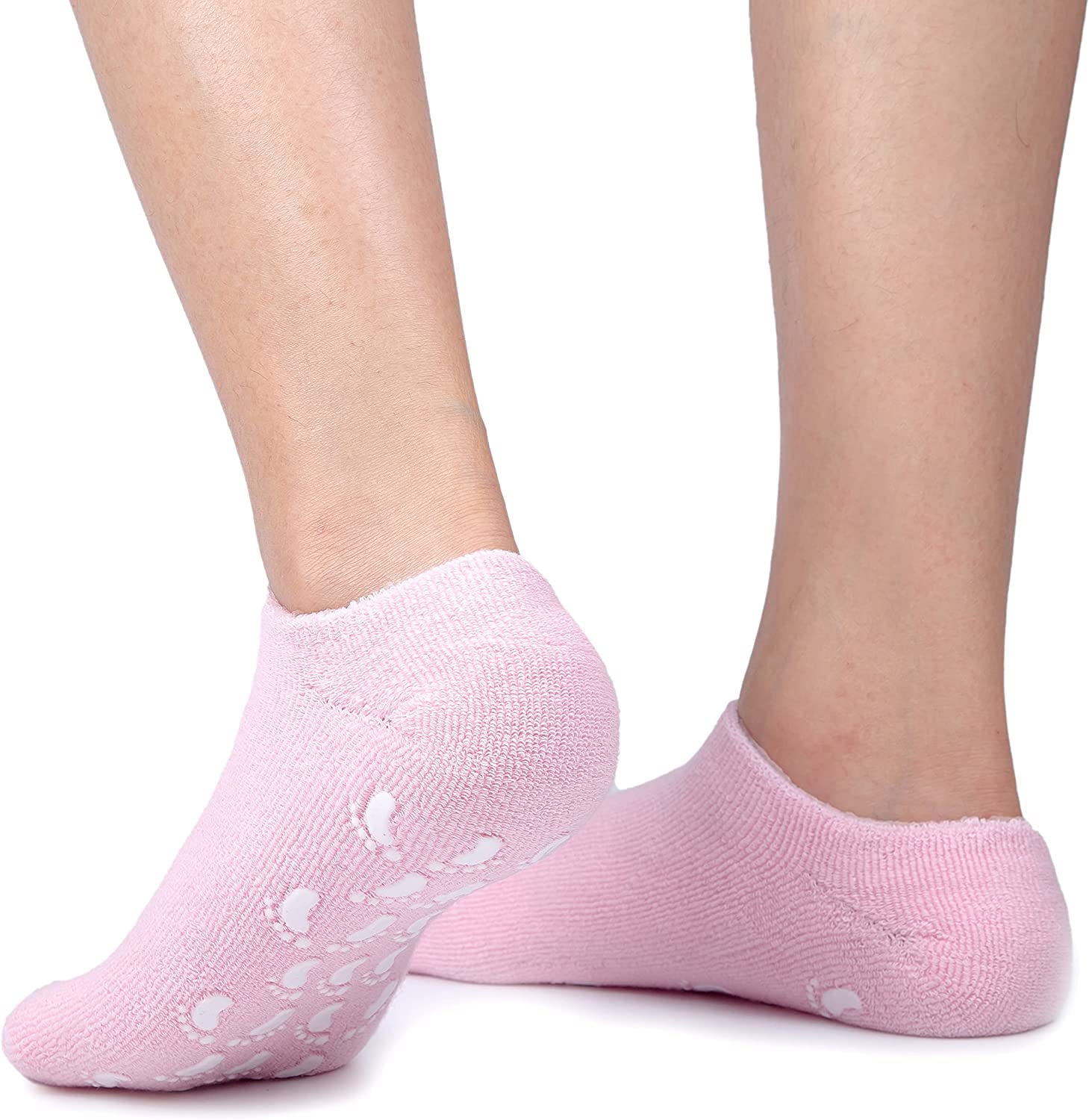 Kmils Moisturizing Gel Socks, Gel Spa Socks for Repairing and Softening Dry Cracked Feet Skins