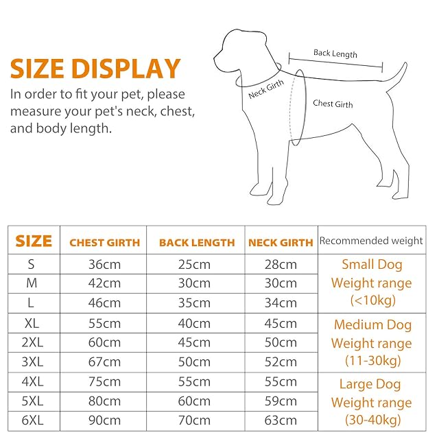 Foto 3 de 7 de PETCUTE Abrigo para Perros Impermeable Chaleco Cálido para Perro Chaqueta para Perros Pequeño Medianos…