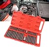 Professional spline tip bit socket set OY Auto Rep Kit with plastic storage cover Several sizes for automotive tools