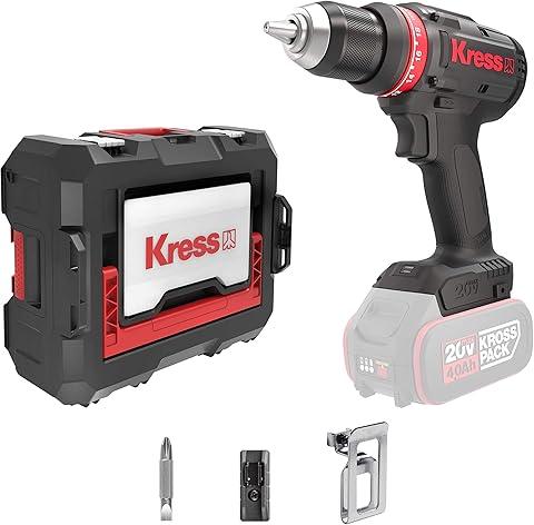 Kress KUA72.91 20Volt Kömürsüz Profesyonel Şarjlı Matkap (Akü Dahil Değildir)