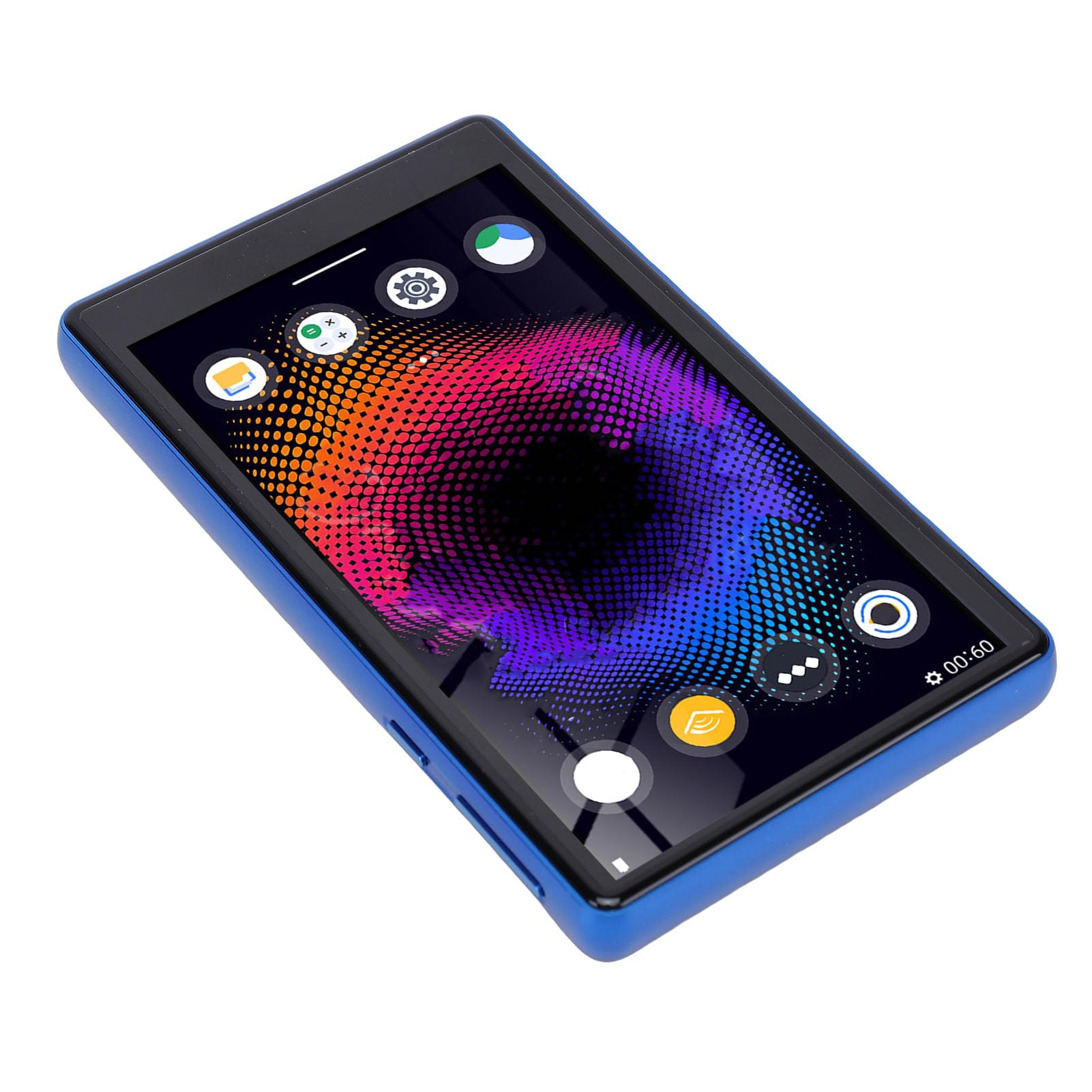 KIMISS Reproductor MP3 Bluetooth de 128 GB con WiFi - Reproductor de Música con Pantalla de 5 "para Niños y Adultos, Sonido HiFi sin Pérdidas, Compatible con y Más (Blue)