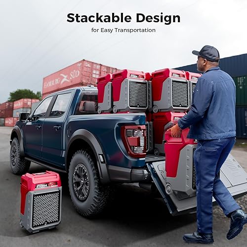 Miniatura 8 de ALORAIR Deshumidificador comercial de 170 PPD con bomba y cubierta de manguera de drenaje de hasta 2,100 pies cuadrados de uso industrial espacial