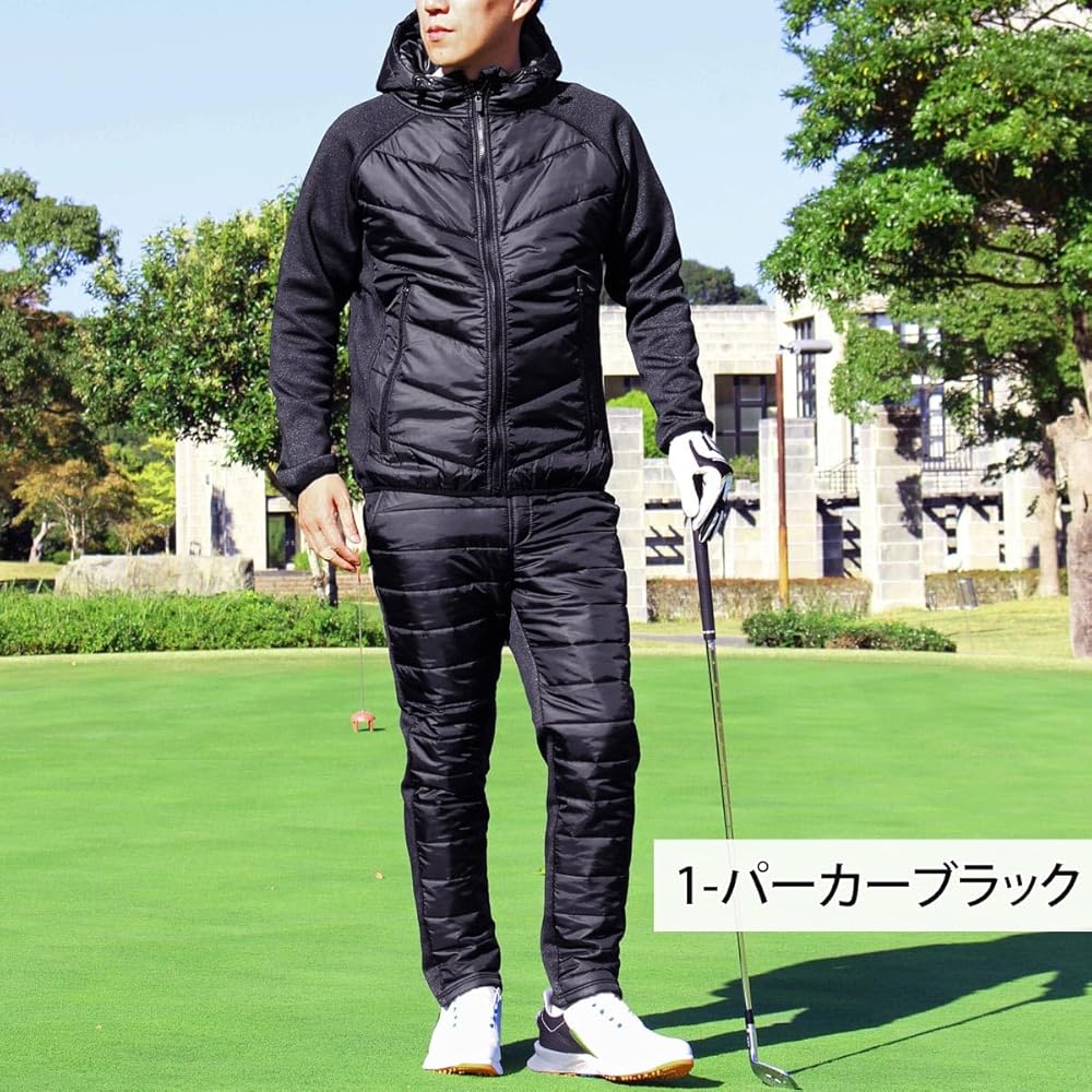 オークリー OAKLEY セットアップM size　上下　ゴルフ　防寒 OAKLEY オークリー ゴルフウェア 上下セット 中綿 M size ゴルフ