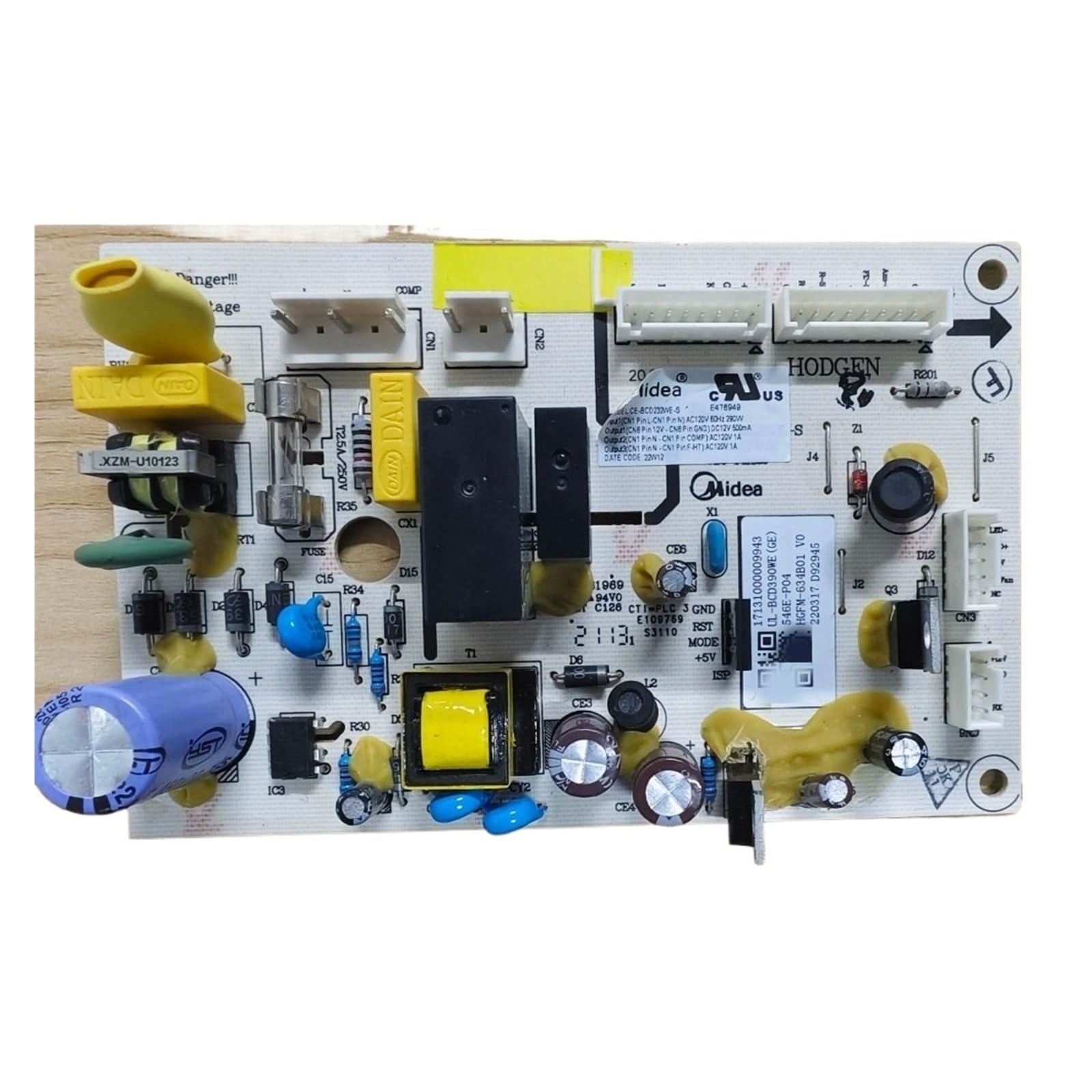 Refrigerator Control Board，Compatible For Midea， BCD-232WE-S Circuit PCB 17131000009943 UL-BCD390WE Fridge Motherboard Freezer , board