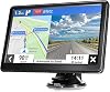 Car GPS Navigator 7-inch Touch Screen Real Voice prompts Turn Direction Speed Limit Warning car GPS Satellite Navigator, Lifetime Free Update World map