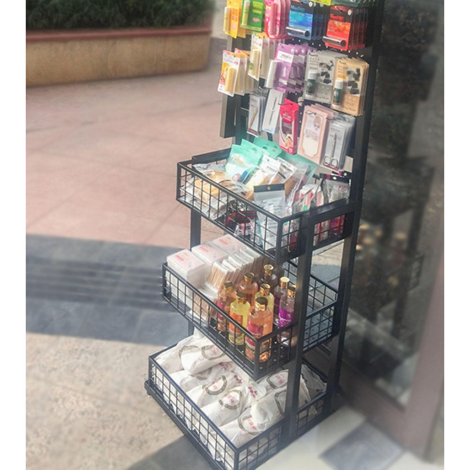 Espositore per patatine fritte, organizer per snack, per negozi di alimentari, ufficio, patatine fritte