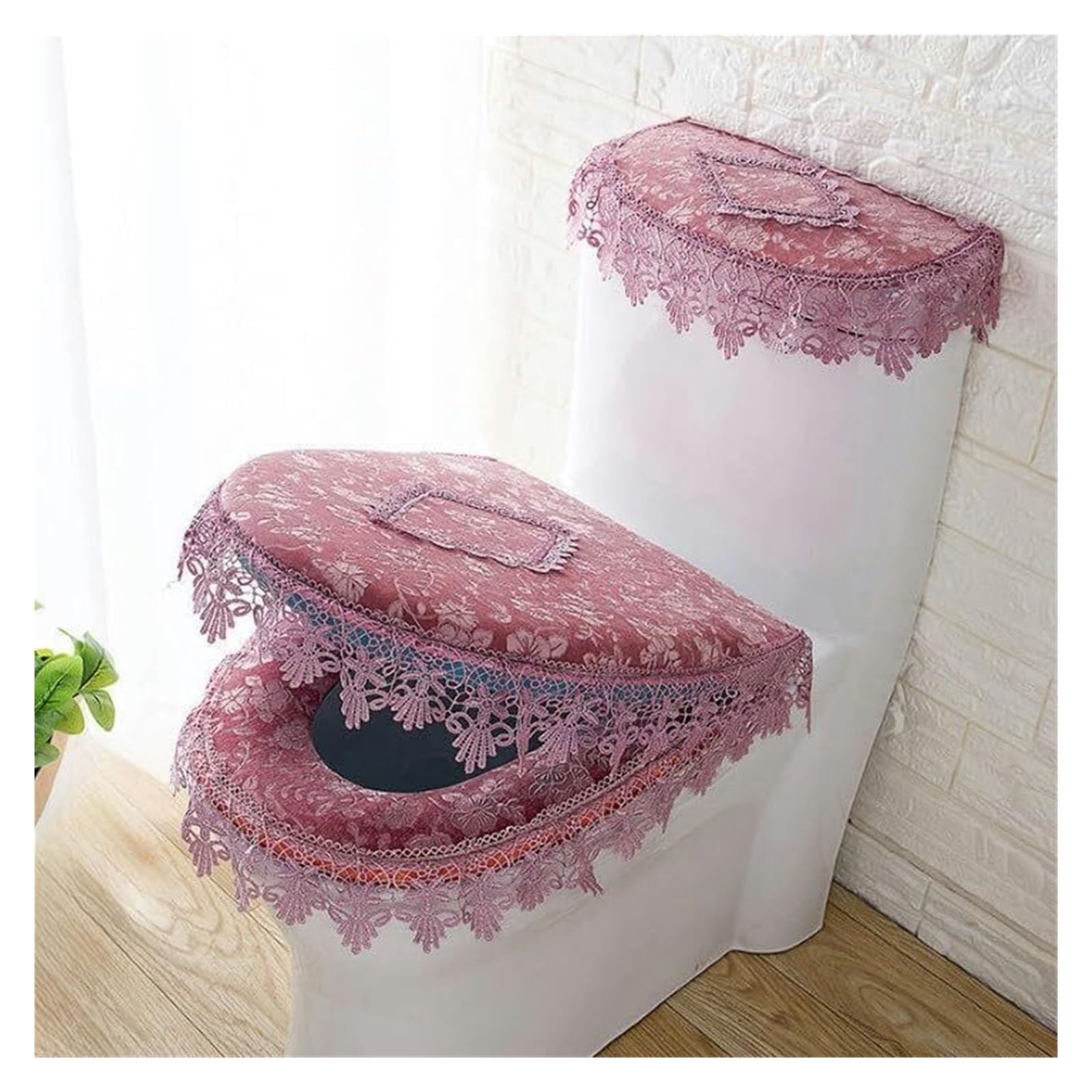 Coussin pour siège de toilettes fleuri pour apporter de la douceur chez soi