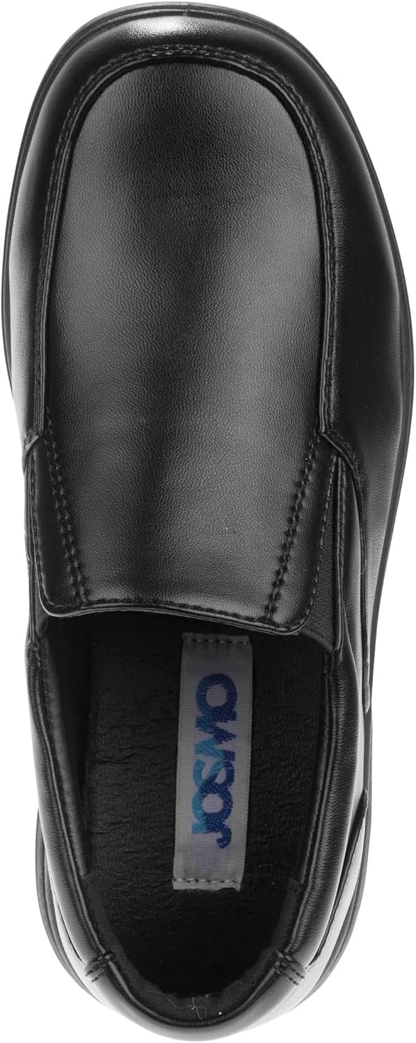 Josmo Boys School Dress Shoes Classic Uniform Slip-On Loafers Formal Shoes for Toddler Little Kid Big Kid Boys