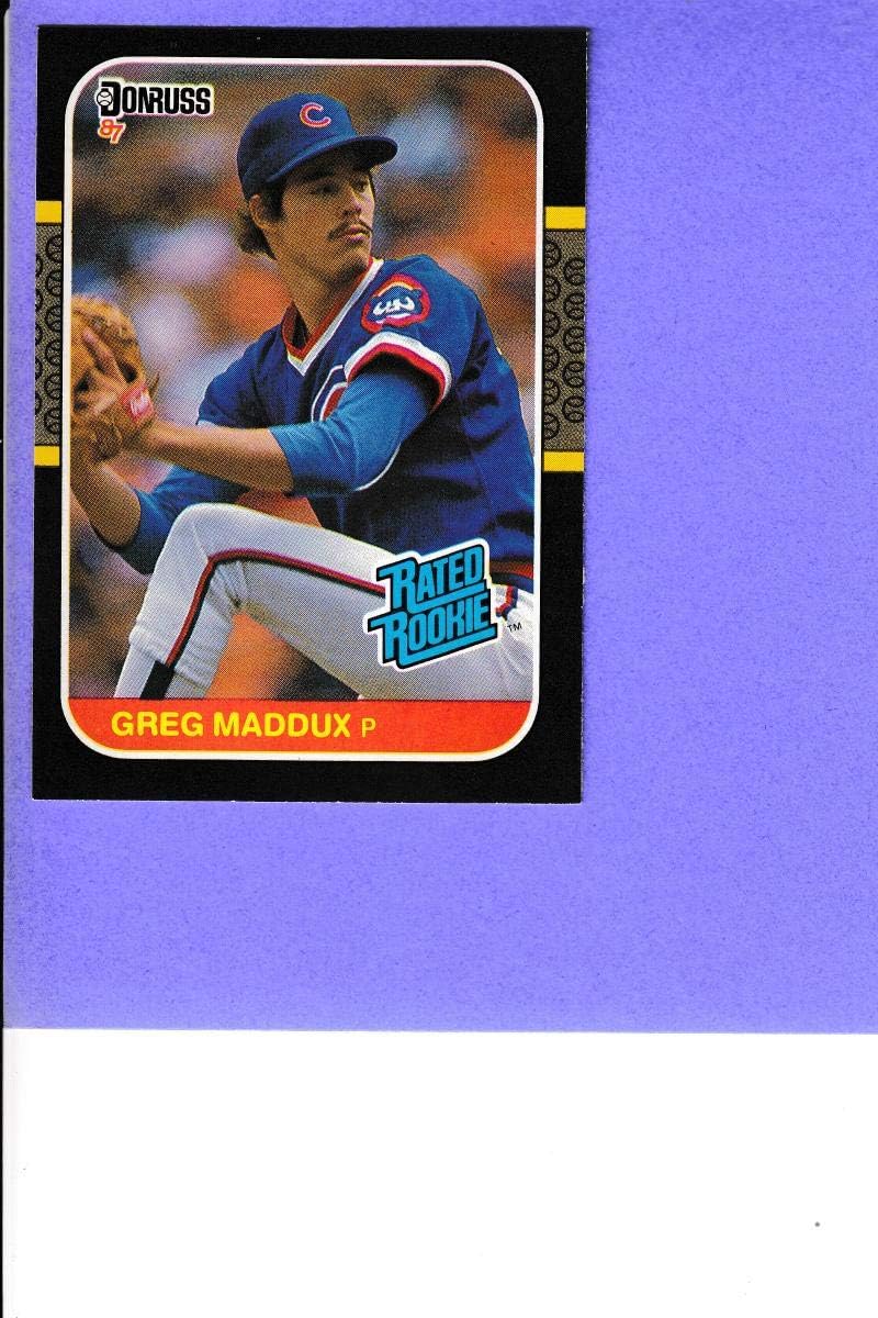 1987 Donruss #36 Greg Maddux Chicago Cubs (RC - Rookie Card) NM-MT MLB Baseball