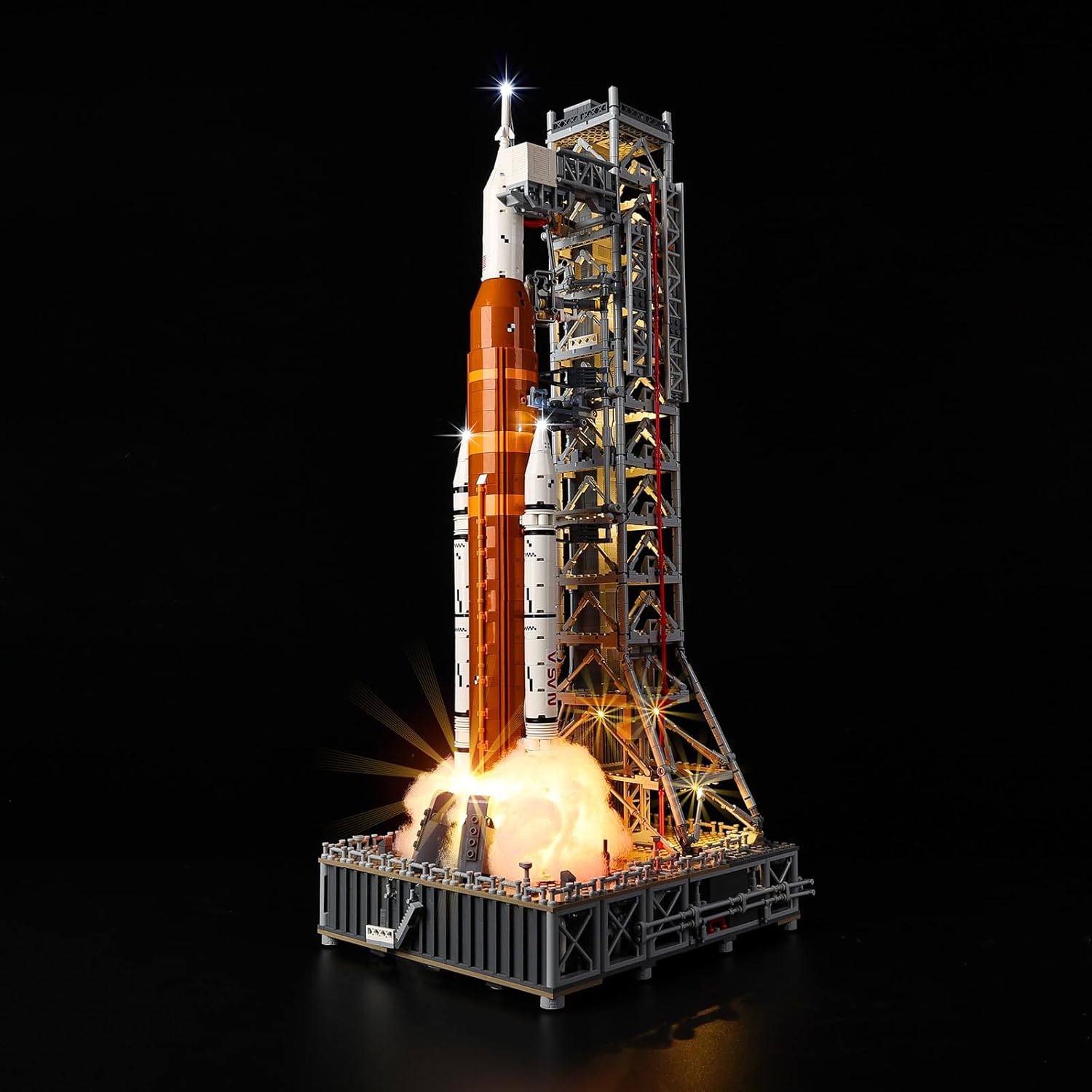 Kyglaring LED Light Kit Compatible with Lego 10341 Set, Lighting Accessories for NASA Artemis Space Launch System Set, Lights Only, Classic Version.