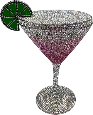 Luxury Women Rhinestone Evening Bag Cocktail Cup Rhinestone Purse Funny Crystal Wedding Purse Party Prom Handbag for Girls Women