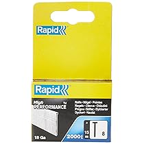Rapid 5000811 No. 8 Chiodi 15 mm, Acciaio, 2000 pcs