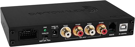 Dayton Audio DSP-408 eight output channels with 10-band parametric EQ