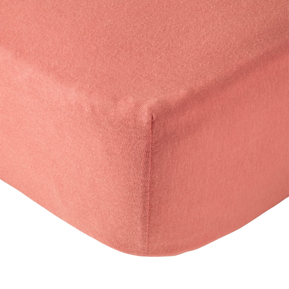 BabyCalin - Prześcieradło z gumką 70x140x17cm Terakota z certyfikatem OEKO-TEX