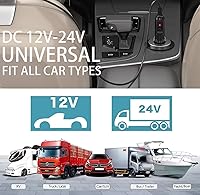 Vista 3 de Cable de carga para automóvil compatible con BLUETTI AC180 / AC60 / B80 estación de energía portátil generador solar BLUETTI X60 CPAP cargador