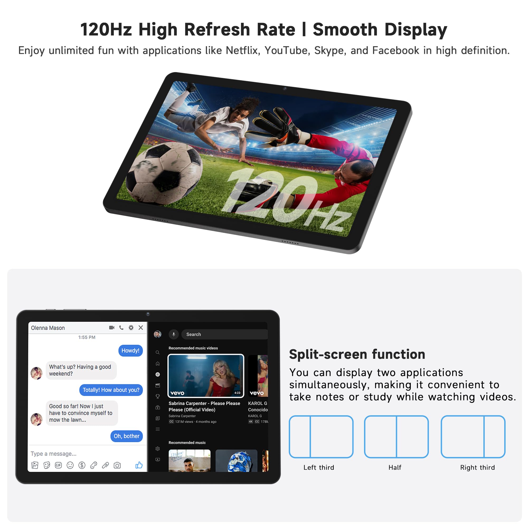 Amazon.com : AOC 10.1 inch Android Tablet, Android 16 System