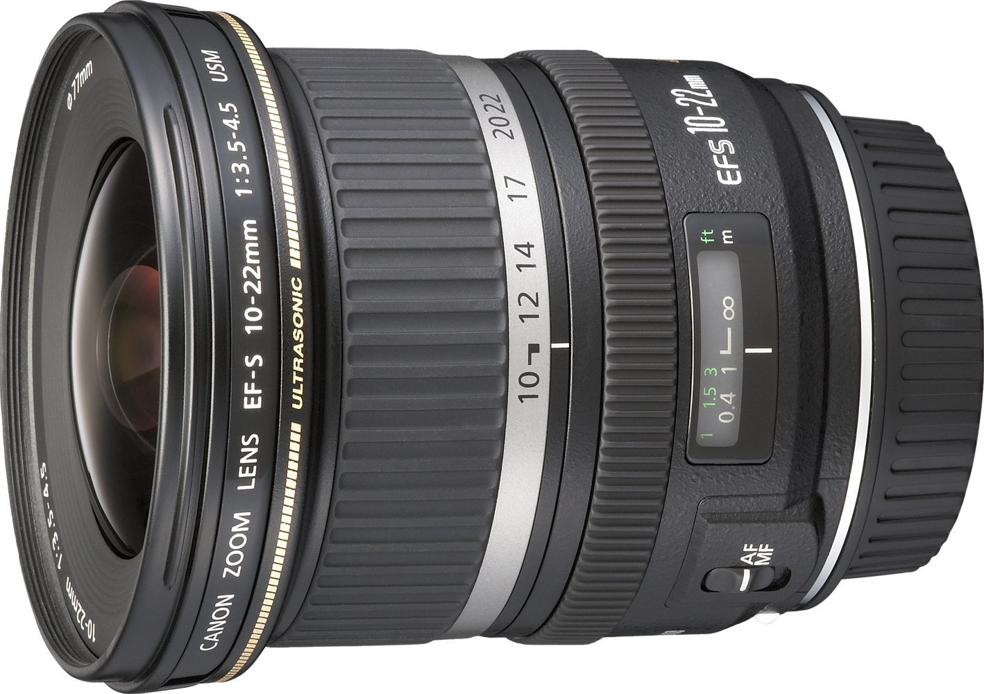 Canon EF-S 10-22mm 1:3,5-4,5 USM Objektiv (77 mm Filtergewinde)(Generalüberholt)
