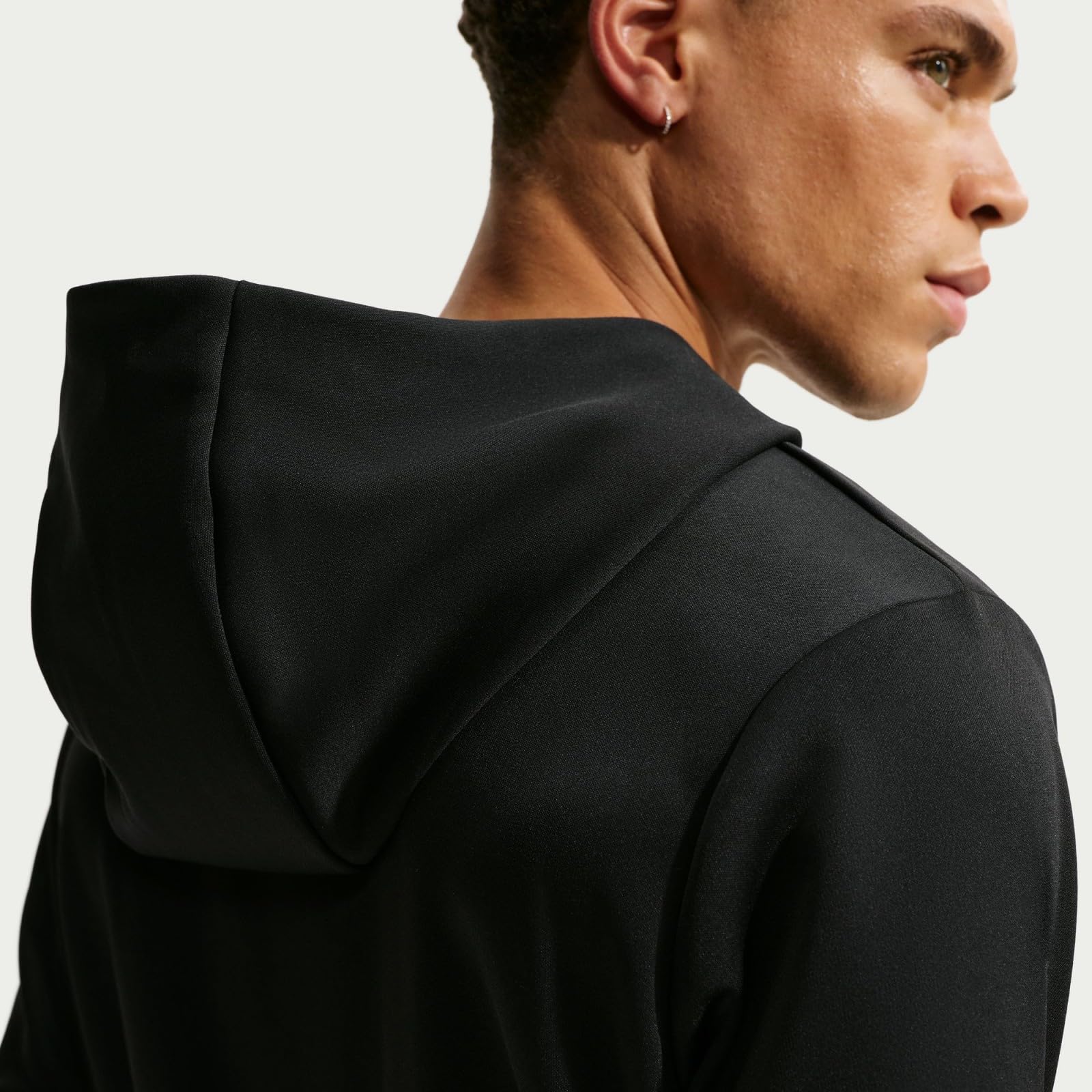 Nike Męska bluza z kapturem Hyverse Dri-FIT UV Fleece Full-Zip Hoodie, czarny/biały, M