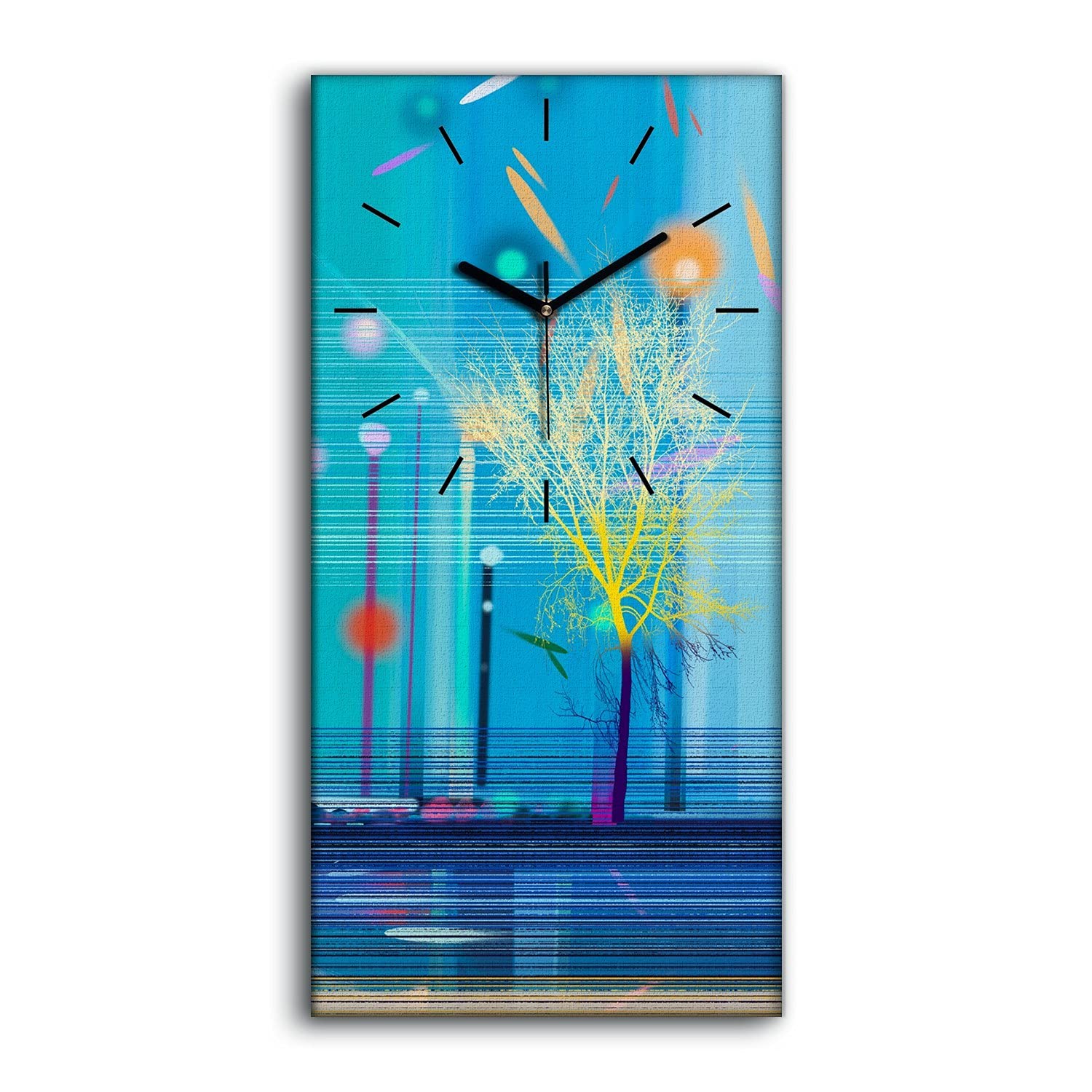 Horloge sur toile silencieuse pour stopper le tic-tac dans la chambre