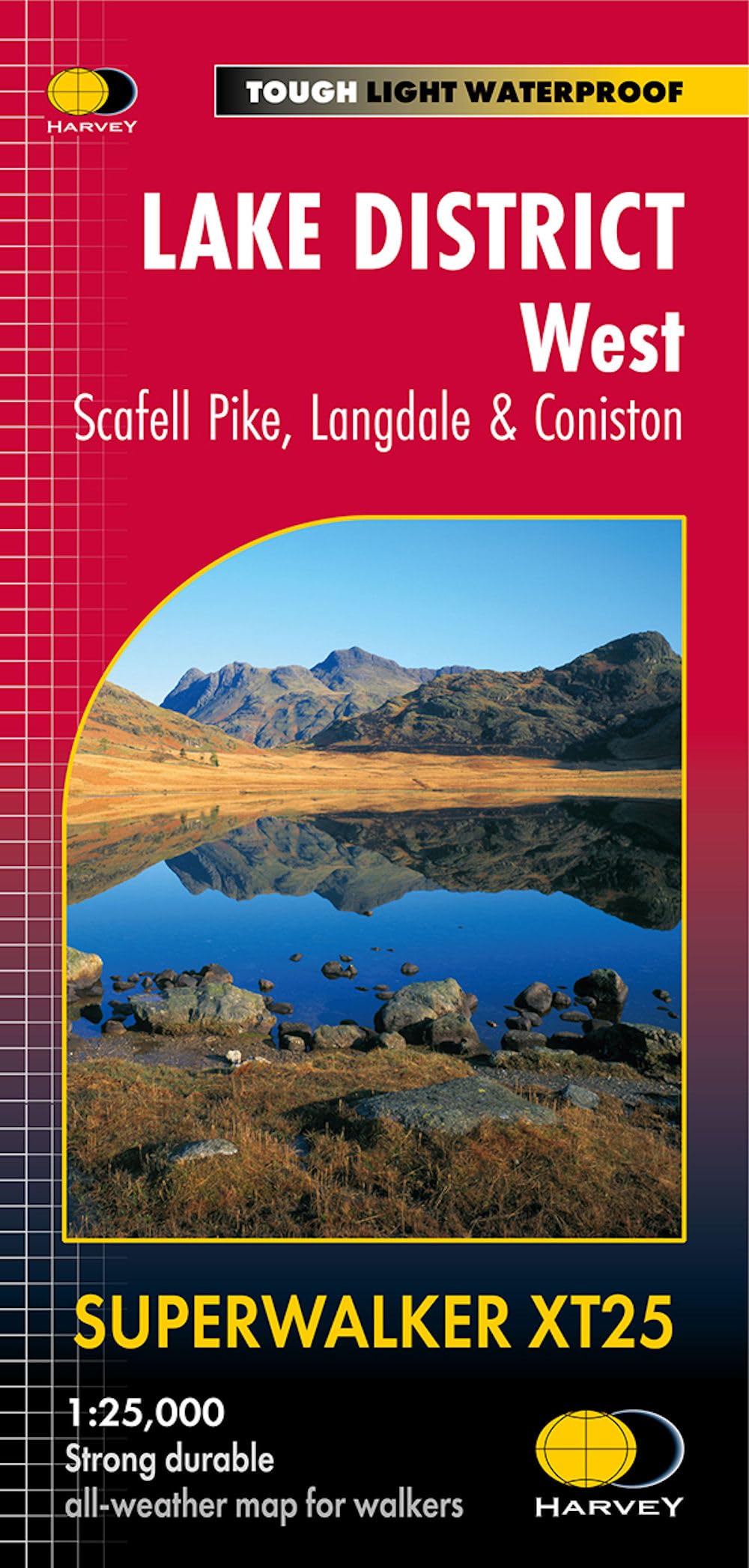 Lake District West: Scafell Pike, Langdale & Coniston Superwalker 1:25 000
