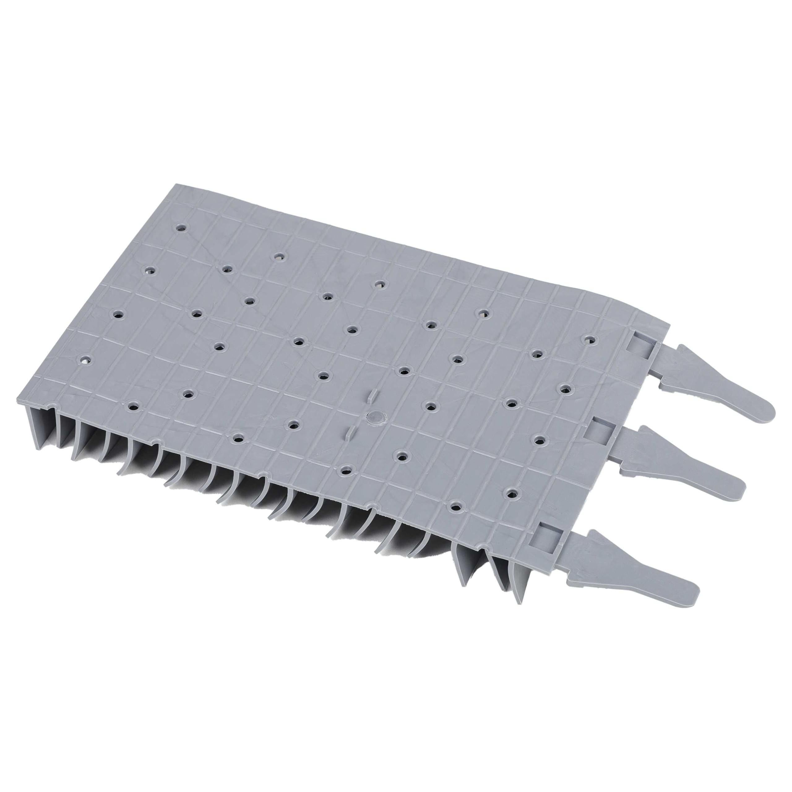 vhbw Cepillo reemplaza Zodiac R0962800 para Robot, Aspirador de Piscina - De Caucho, 24,5 x 13 x 3 cm