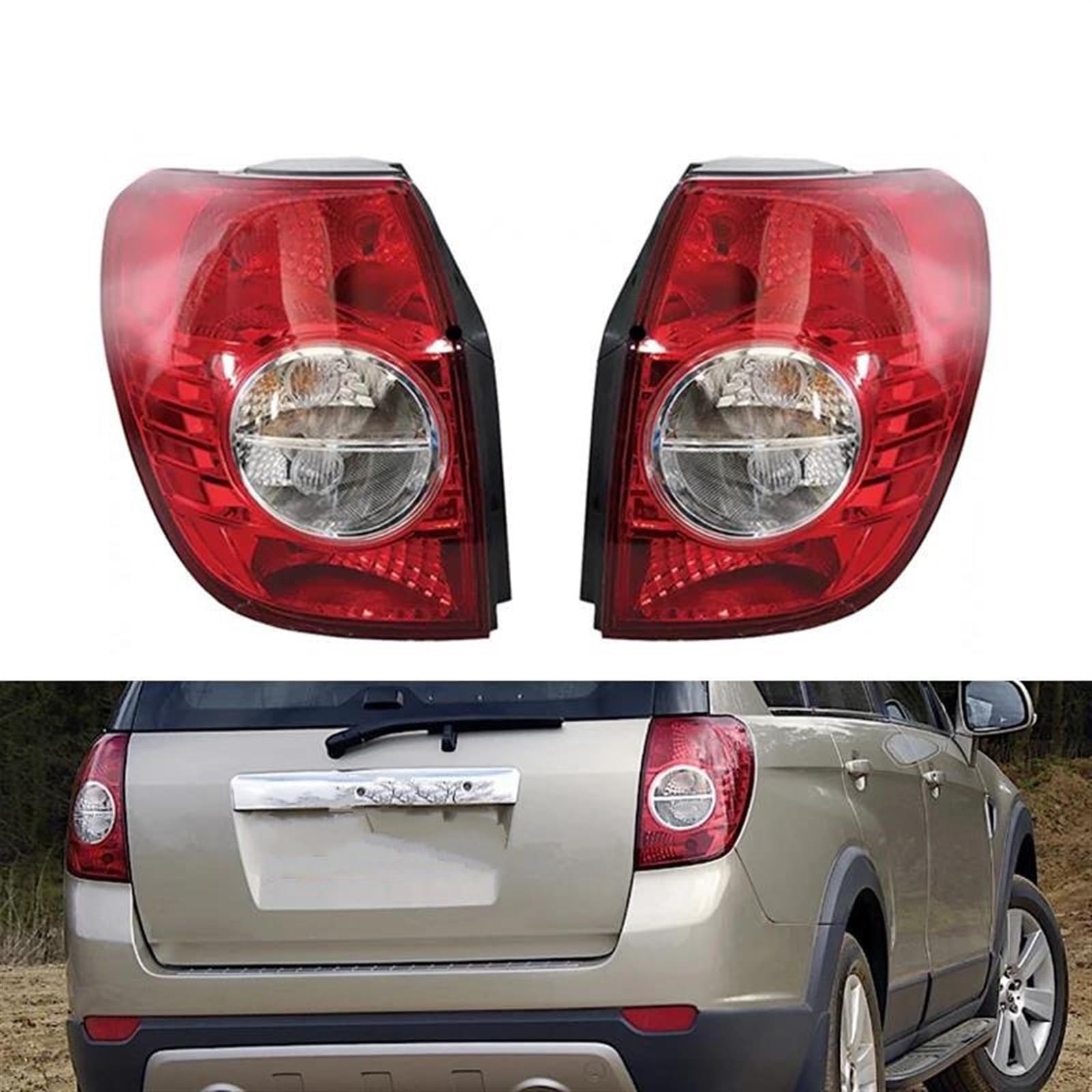 Conjuntos Luces Traseras Para Chevrolet Captiva 2007 2008 2009 Luz De Freno Trasera Luz Trasera Lámpara Trasera Faro Delantero(Right)